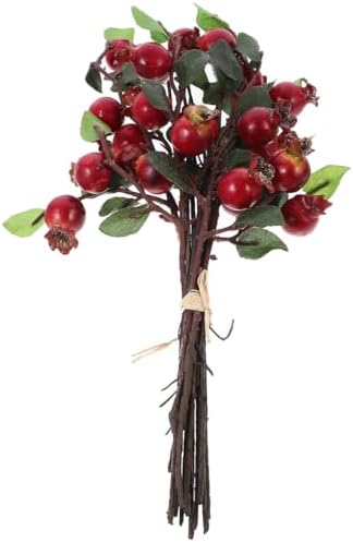 COHEALI Artificial Pomegranate Flower 5Pcs Decor