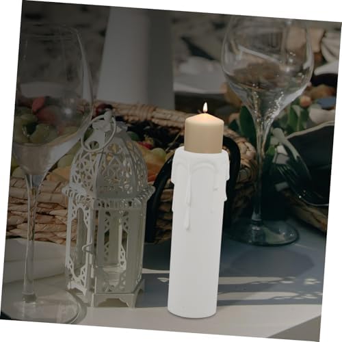 VOSAREA 12pcs Chandelier Candle Sleeves Drip Covers for Lighting Accessories