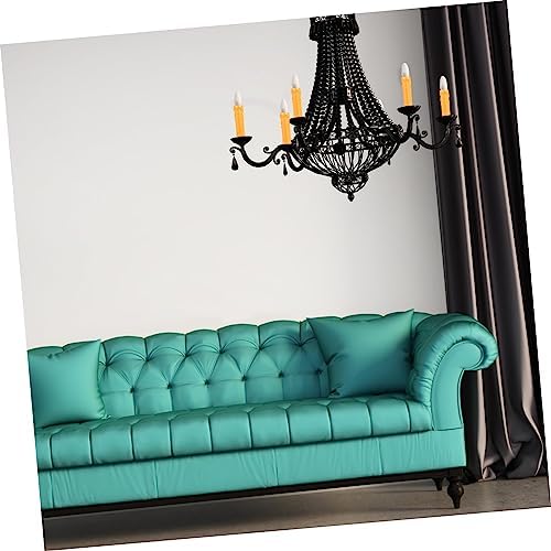 Mipcase 20pcs Chandelier Socket Sleeves Retro Decor Plastic Candle Holders