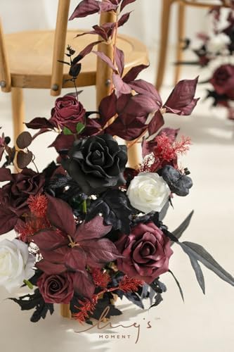Lings Moment 175 Inch Artificial Flower Arrangements 4pcs Wedding Decor