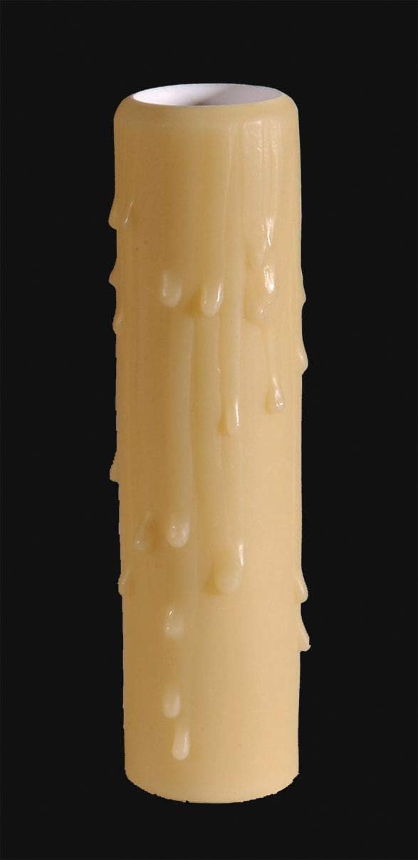BP Lamp 3 12 Ht Gold Poly Candle Cover