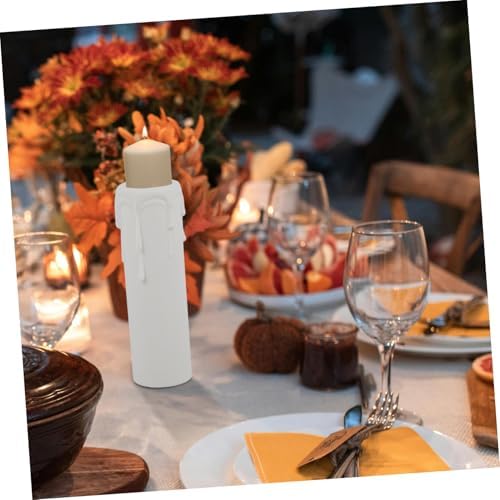 12pcs Plastic Drip Candle Sleeves for Chandeliers and Holders