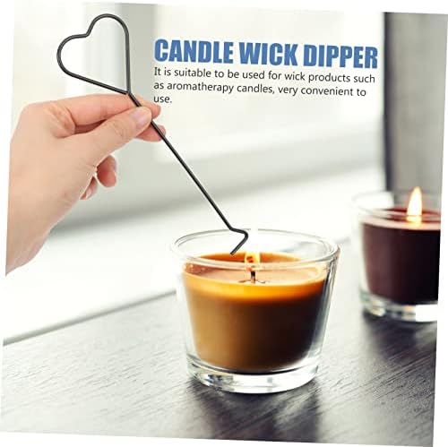 4pcs Heart Design Candle Wick Extinguisher Hooks for Thin Candles