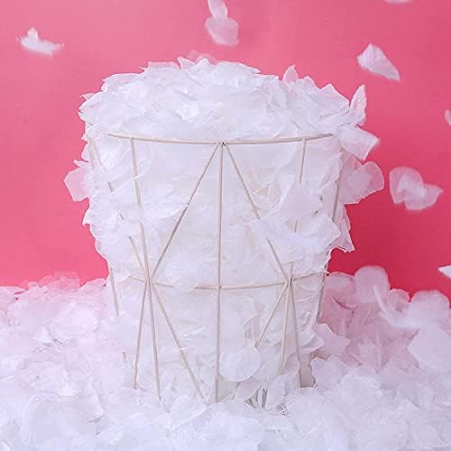 900pcs White Navy Blue Gold Artificial Silk Rose Petals for Wedding Events