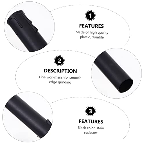 Gadpiparty 20pcs Plastic Chandelier Candle Sleeves Waterproof Dripless Covers