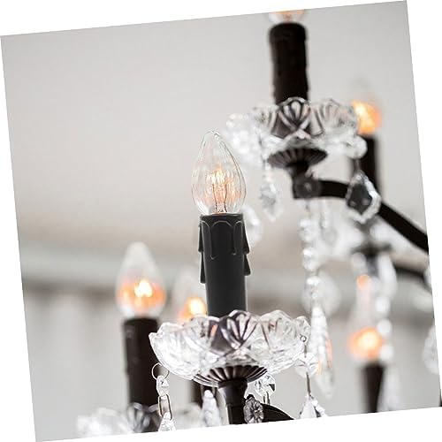 Happyyami 20pcs Chandelier Socket Covers for Candle Drip Protection