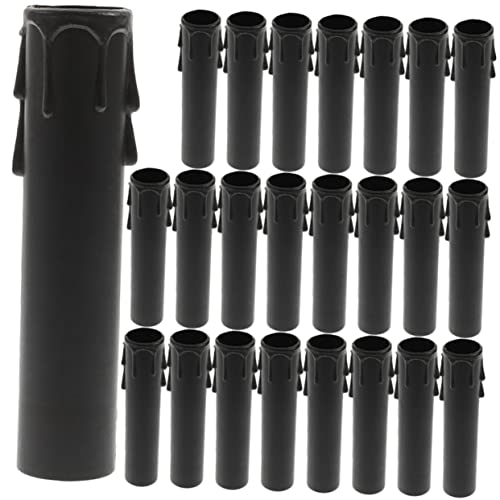 24pcs Teardrop Candle Sleeves for Chandeliers and Lamp Parts