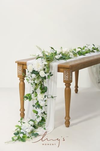 Lings Moment 6FT Eucalyptus Rose Flower Garland