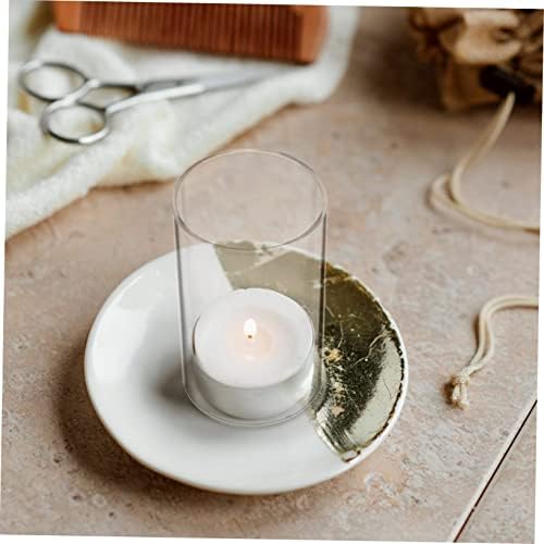 4pcs Taper Candles Glass Lampshade Cover for Modern Decor
