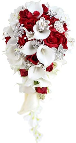 IFFO Bridal Bouquet with Calla Lilies and Roses
