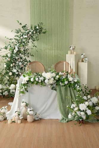 Lings Moment 6FT Eucalyptus Rose Flower Garland