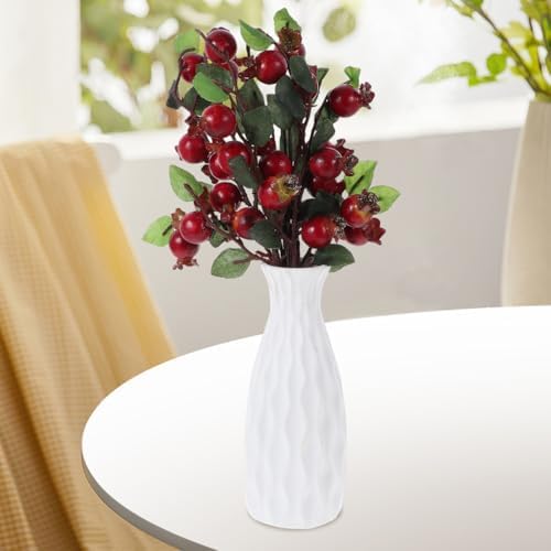 COHEALI Artificial Pomegranate Flower 5Pcs Decor
