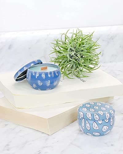 Darware Boho Metal Candle Tins 12 Pack 4 Designs