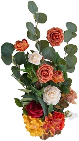 VEVOR 4PCS Standing Artificial Flowers Arrangements 175 Inch Tall Decorations