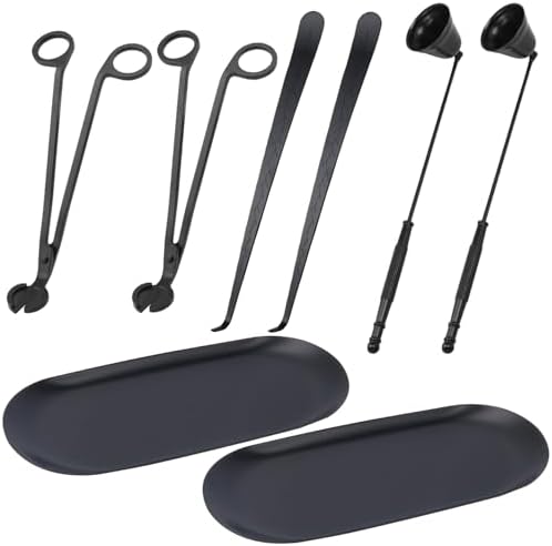 4 in 1 Candle Accessory Set with Storage Tray Plate