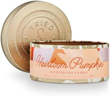 Tried True Heirloom Pumpkin Travel Tin Candle
