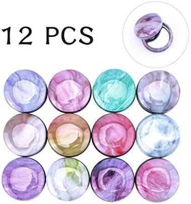 Rolin Roly 12Pcs Mini Aluminum Candle Travel Tins