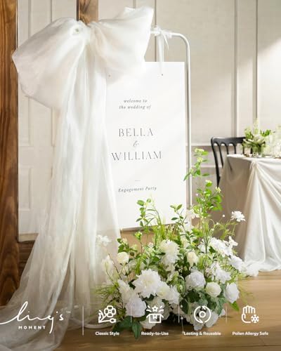Lings Moment 41 Inch Tall Free Standing Wedding Aisle Artificial Flowers