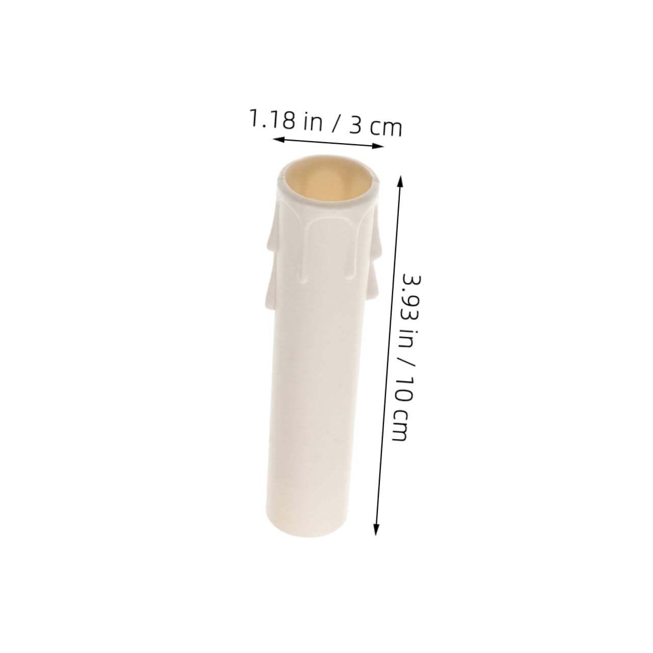 Garneck 15pcs Candle Socket Replacement Covers for Chandelier Drip Aesthetic Teardrop Design