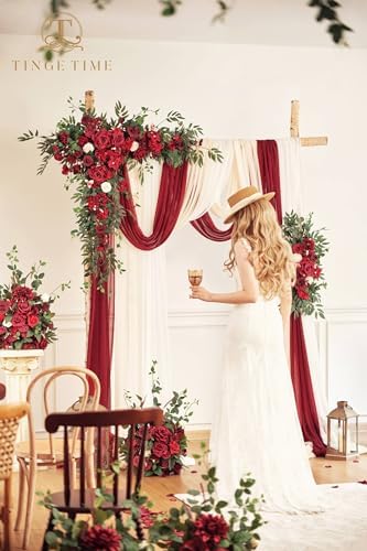 TINGE TIME Artificial Flower Arch Kit Pack of 5