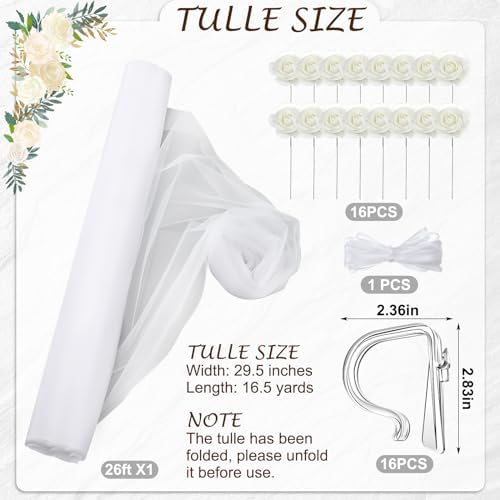 Riceshoot 34 Pcs Wedding Aisle Decorations