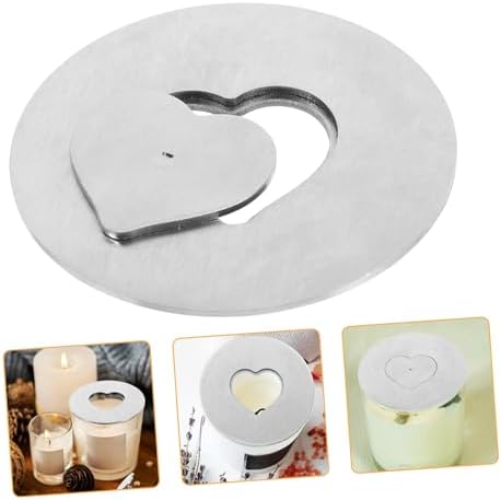 Stainless Steel Candle Jar Lid and Decorative Topper Set