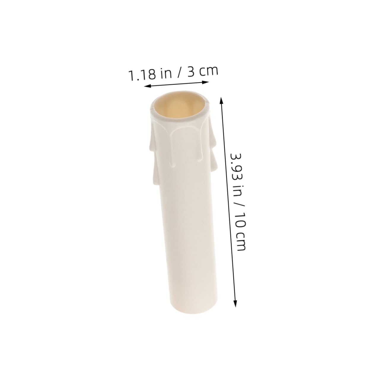 Chandelier Light Covers 15pcs Teardrop Shape Candle Sleeves