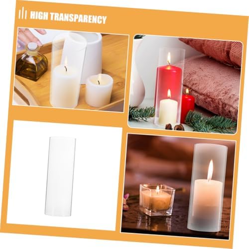 LIFKICH Decorative Glass Candle Holder Tealight Vessel Cover