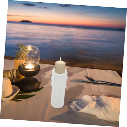 12pcs Plastic Drip Candle Sleeves for Chandeliers and Holders