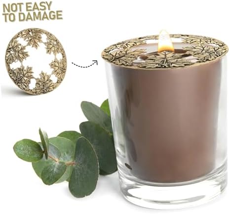 Candle Toppers with Hollow Design for Jar Candles