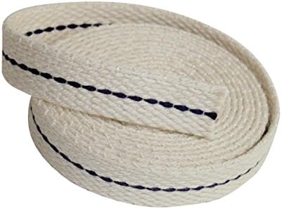 12 Inch Flat Cotton Oil Lamp Wick 6 Foot Roll