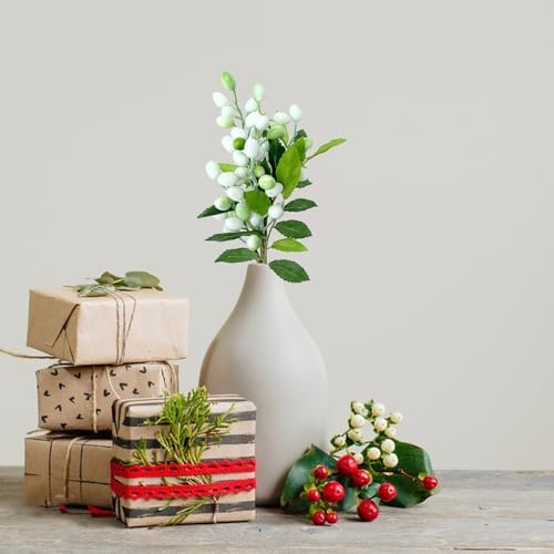 4PCS Artificial Olive Branches with Berries