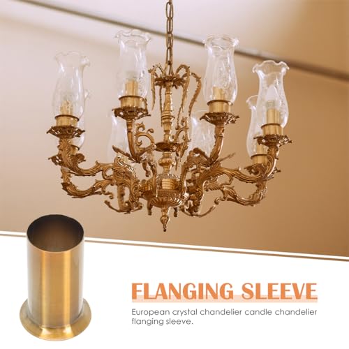 12 Pcs Iron Candle Sleeve Covers for Chandeliers