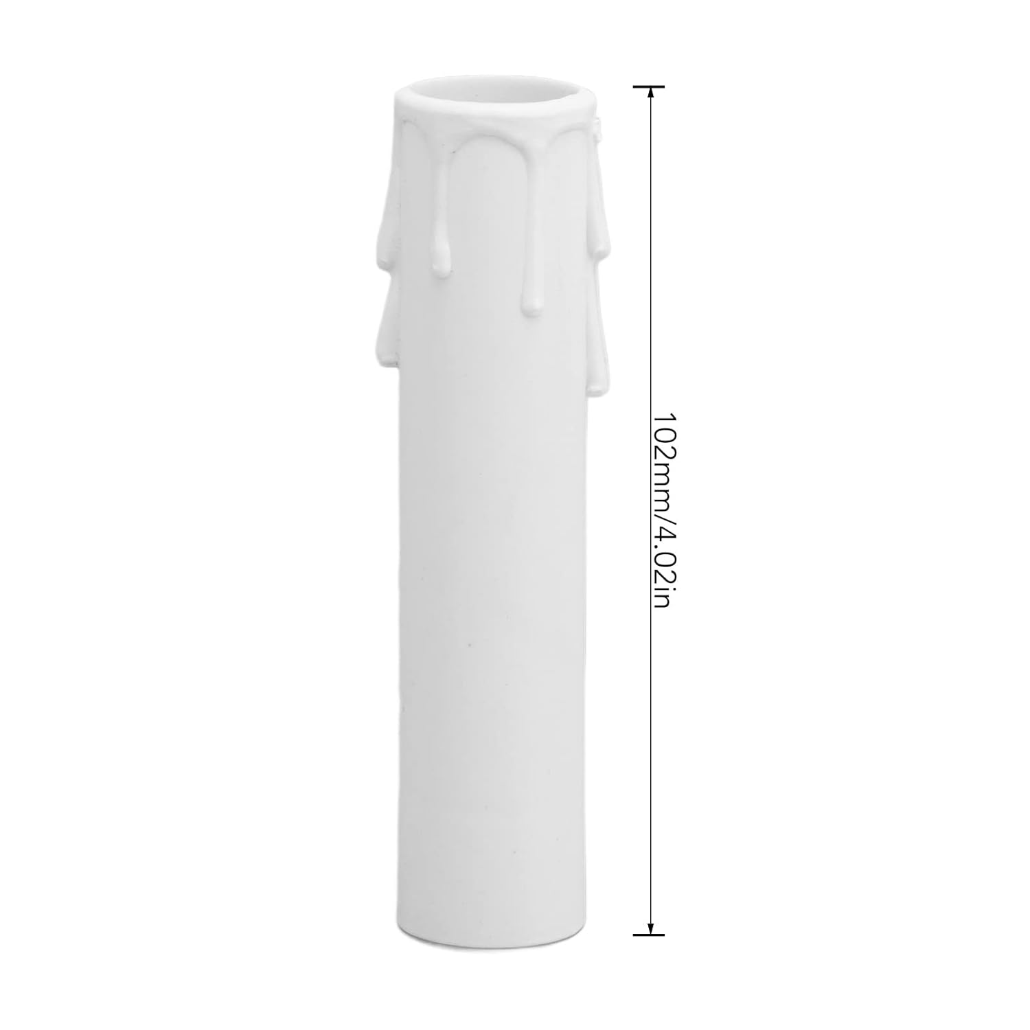 Candle Covers Sleeves 4 Inch E12 Flame Retardant for Chandeliers Home Restaurant