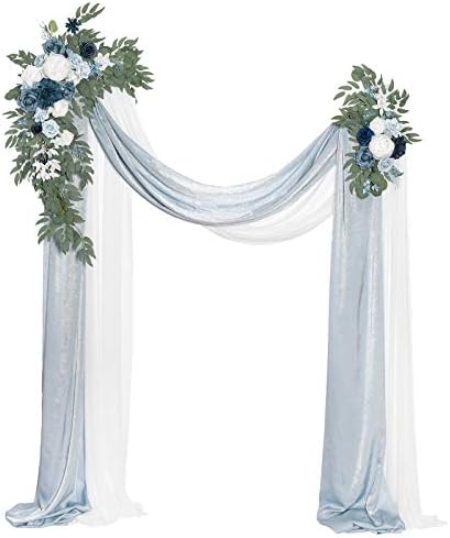 Lings Moment Artificial Wedding Arch Flowers Kit