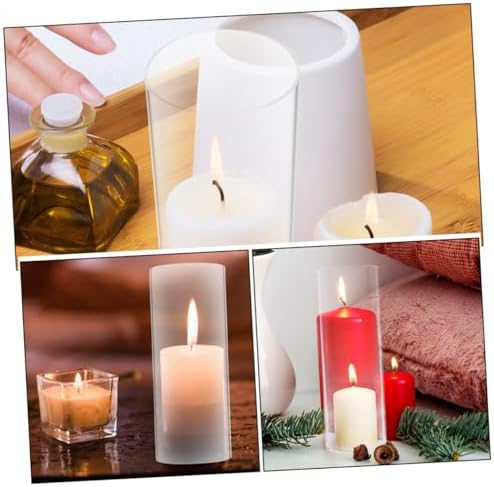 LIFKICH Decorative Glass Candle Holder Tealight Vessel Cover