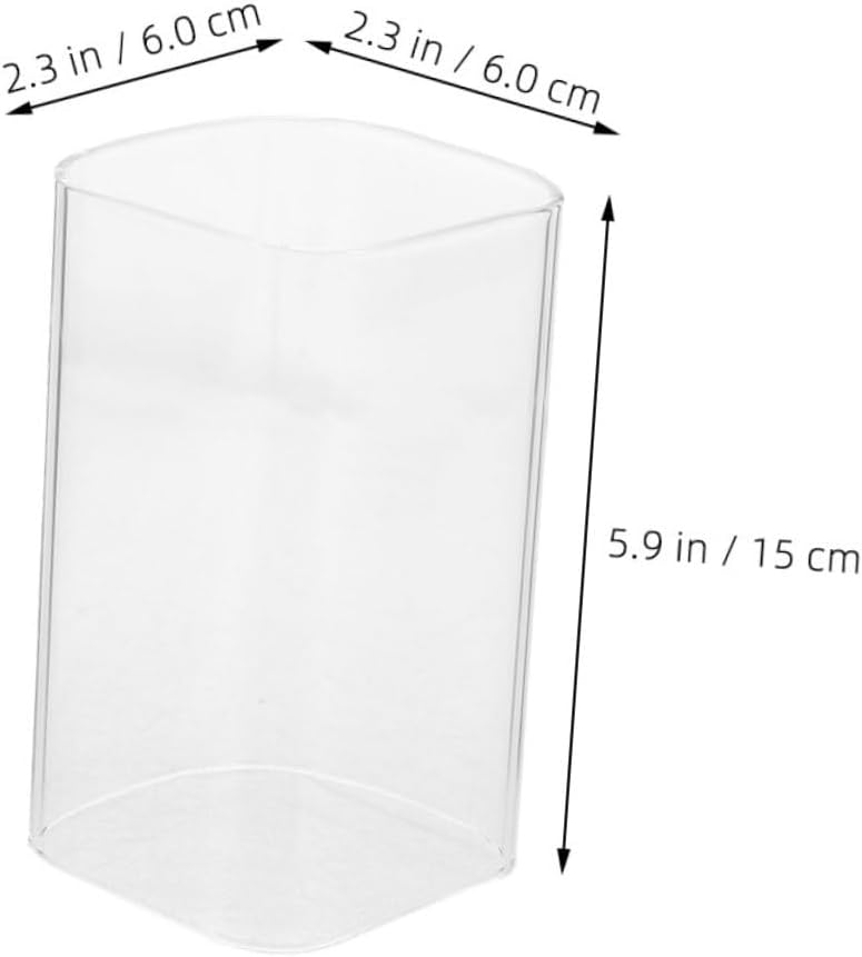 Clear Candle Holder Sleeve for Desktop Decorations