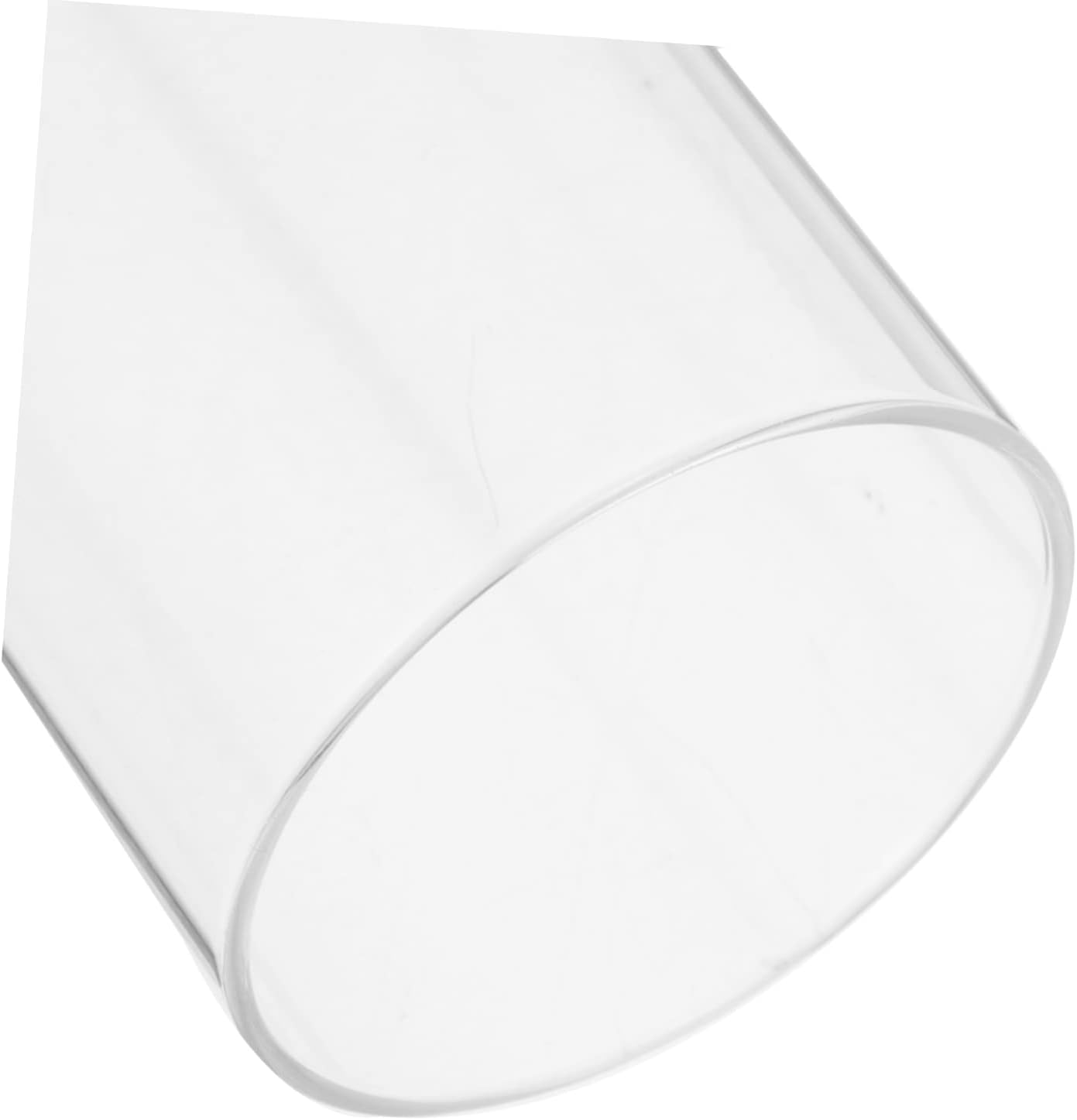 VINTORKY 4pcs Glass Candle Cups Cover Decorative Tube Shades
