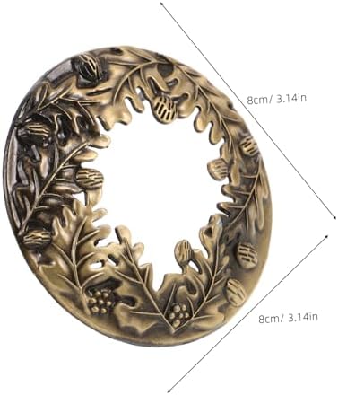COHEALI Pinecone Candle Topper Sleeve Antique Zinc Alloy Decor