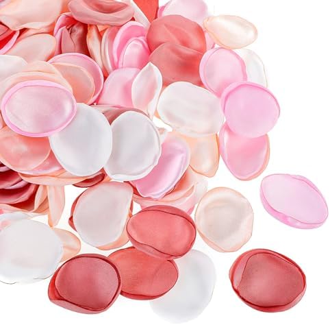 200 Pcs Artificial Silk Rose Petals for Wedding Decor