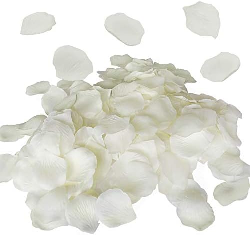 Royal Imports Artificial Ivory Silk Rose Petals 1000 PCS