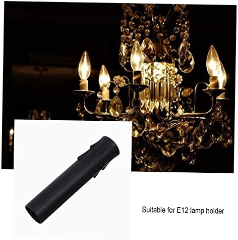 20pcs Plastic Candle Sleeves for Chandeliers and Lamp Bases