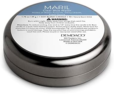 MARIL Demi Travel Candle in Clear Blue Water