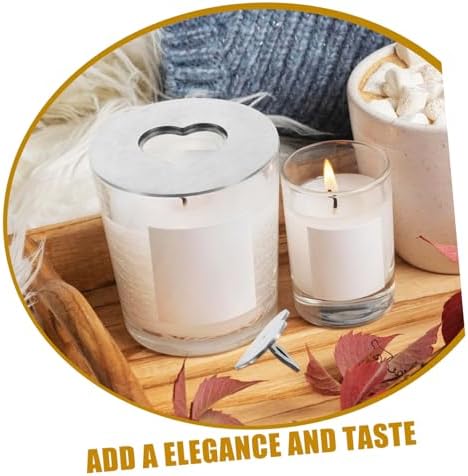 Stainless Steel Candle Jar Lid Shade Sleeve for Indoor Candles