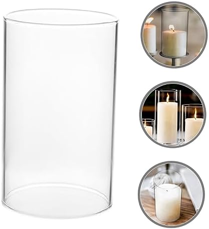 Glass Candle Holder Sleeve for Home and Desktop Decoration