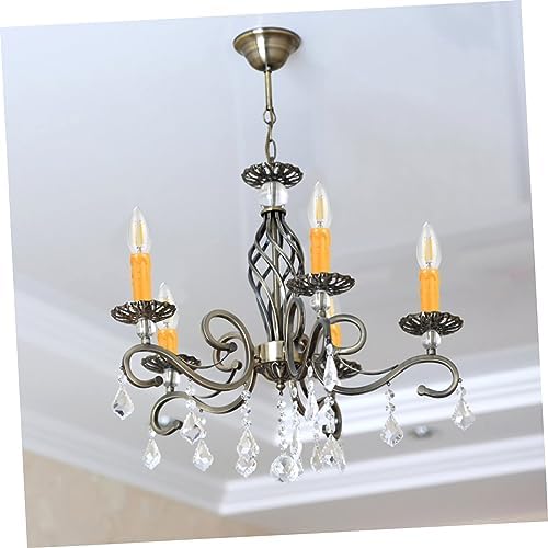 Mipcase 20pcs Chandelier Socket Sleeves Retro Decor Plastic Candle Holders