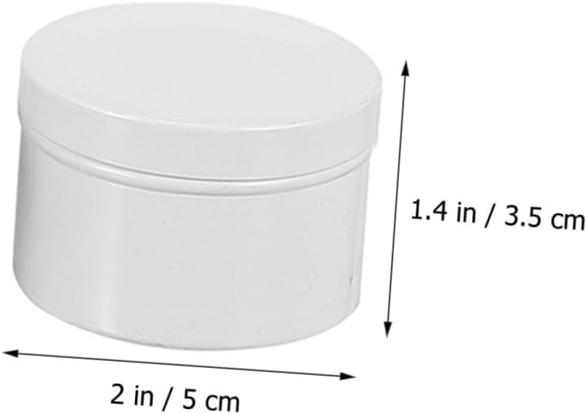Housoutil 4pcs Aluminum Candle Holders for Wax Projects and Storage