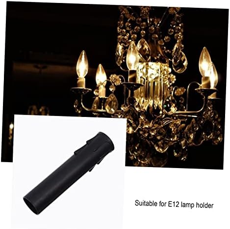 20pcs Plastic Candle Sleeves for Chandelier Socket Covers Teardrop Design