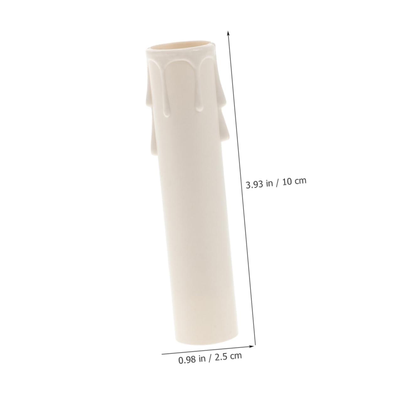 STOBAZA 20pcs Chandelier Light Covers Plastic Candle Sleeves Socket Cover