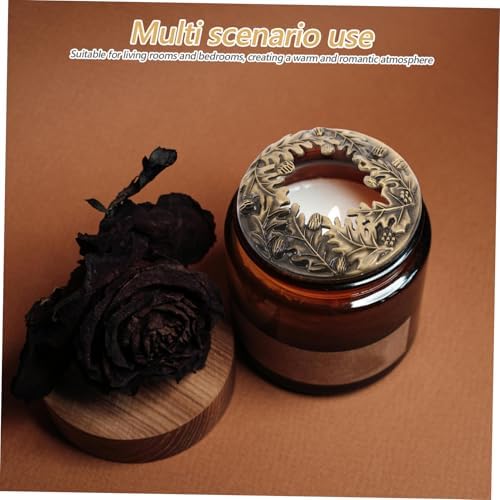 COHEALI Pinecone Candle Topper Sleeve Antique Zinc Alloy Decor
